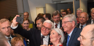 Frank-Walter Steinmeier 2018 in Dortmund. Der Bundespräsident eröffnet auch den Deutschen Seniorentag 2021.