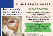 Werbeflyer 5 Tage Fasten