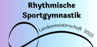 Plakat Landesmeisterschaft Rhythmische Sportgymnastik2025