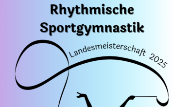 Plakat Landesmeisterschaft Rhythmische Sportgymnastik2025