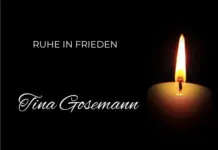 Ruhe in Frieden Tina Gosemann